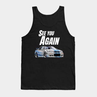 See you Again { fast and furious R34 GTR } Tank Top